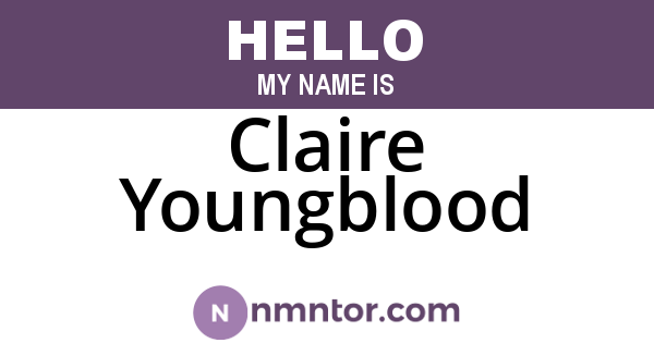 Claire Youngblood