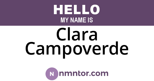 Clara Campoverde
