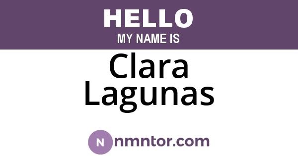 Clara Lagunas