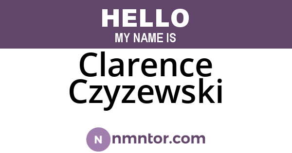 Clarence Czyzewski
