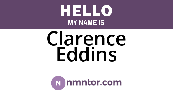 Clarence Eddins