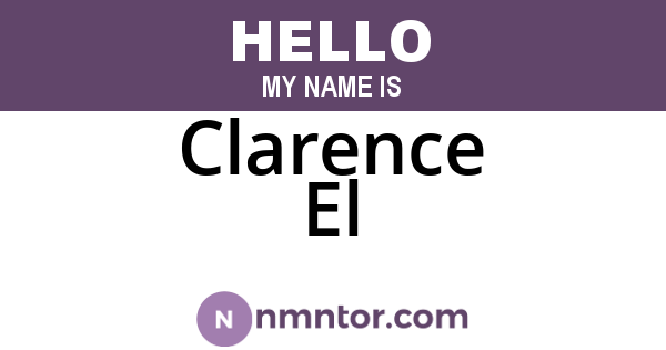 Clarence El