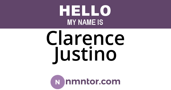 Clarence Justino
