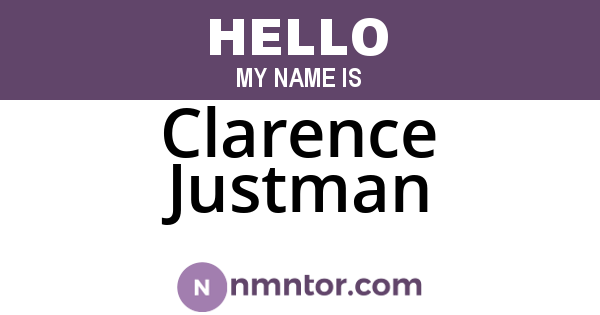 Clarence Justman