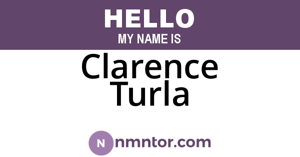 Clarence Turla