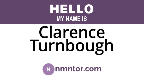 Clarence Turnbough