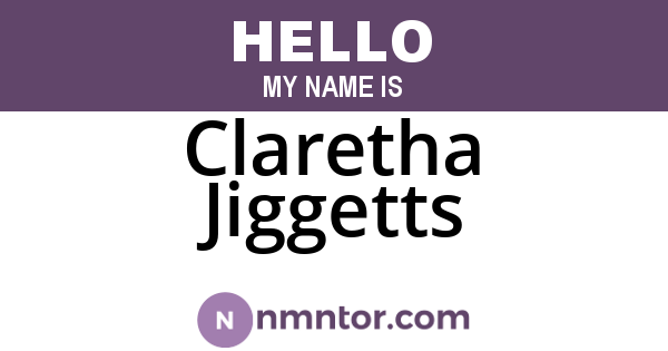 Claretha Jiggetts