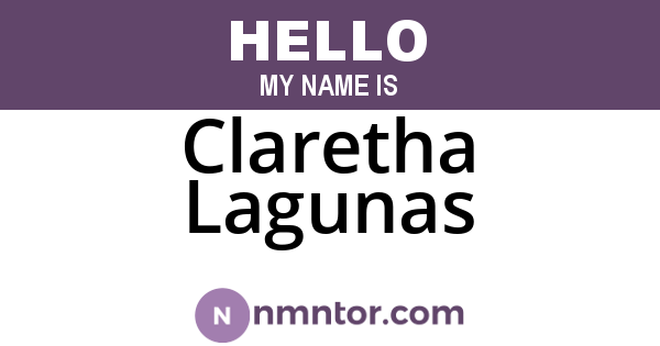 Claretha Lagunas