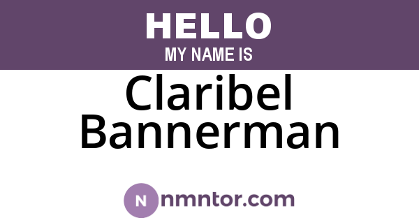 Claribel Bannerman