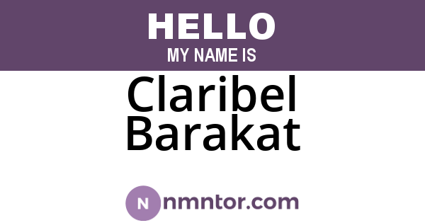Claribel Barakat