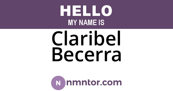 Claribel Becerra