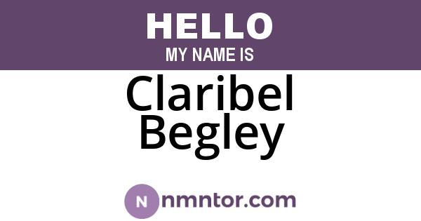 Claribel Begley