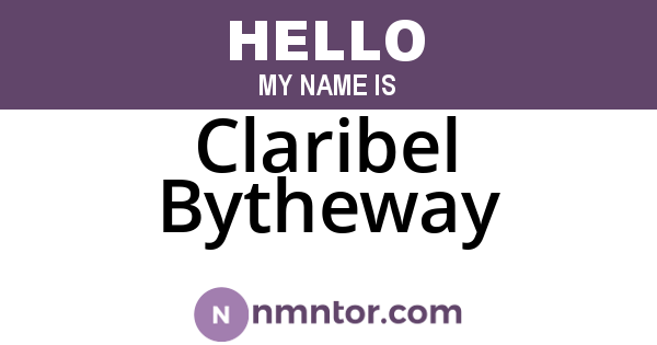Claribel Bytheway