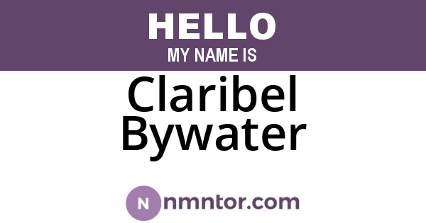 Claribel Bywater