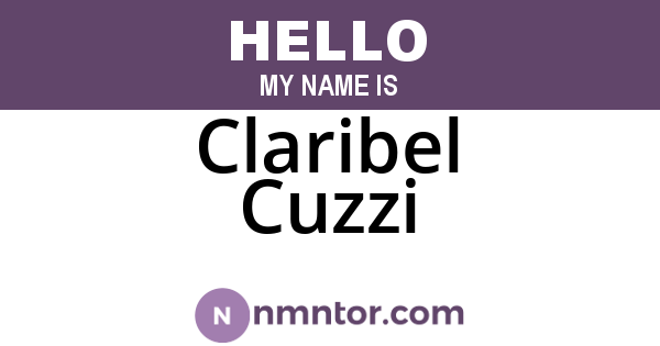 Claribel Cuzzi