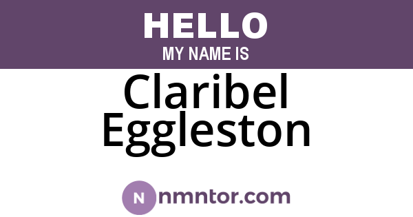 Claribel Eggleston