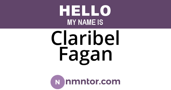 Claribel Fagan