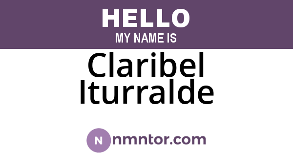 Claribel Iturralde