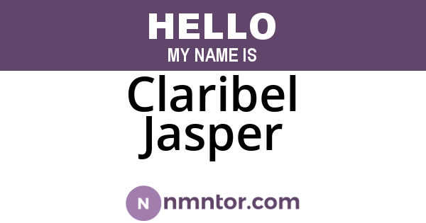 Claribel Jasper