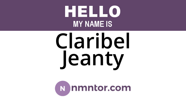 Claribel Jeanty