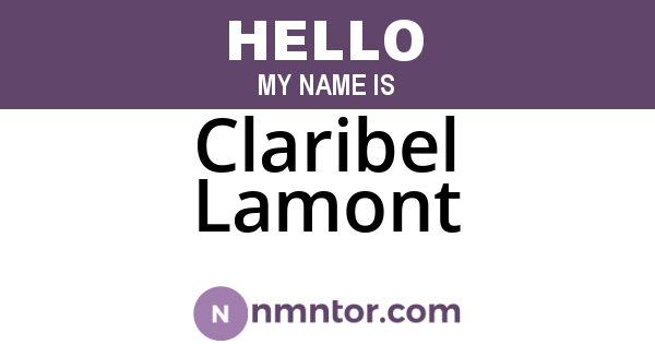 Claribel Lamont