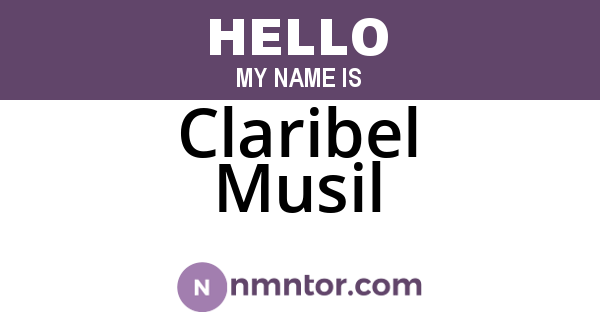 Claribel Musil