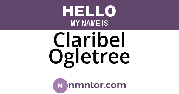 Claribel Ogletree