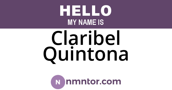 Claribel Quintona