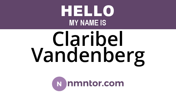 Claribel Vandenberg
