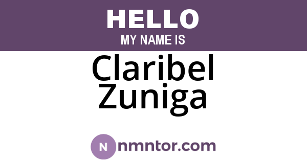 Claribel Zuniga