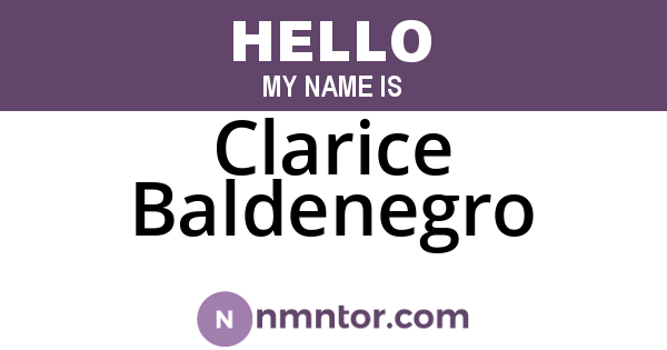 Clarice Baldenegro