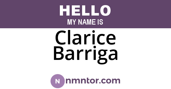 Clarice Barriga