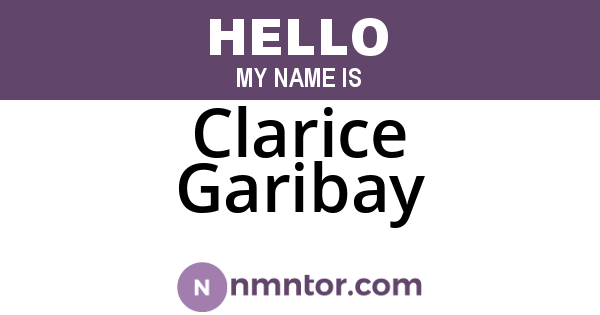 Clarice Garibay