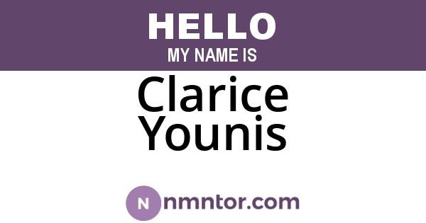 Clarice Younis