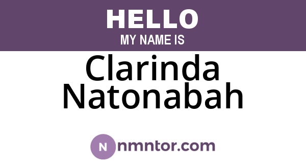 Clarinda Natonabah