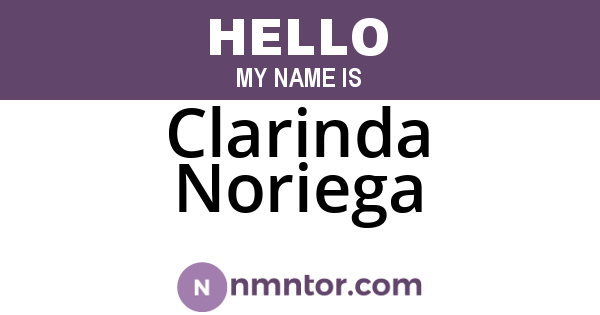 Clarinda Noriega