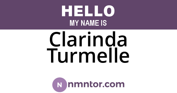 Clarinda Turmelle