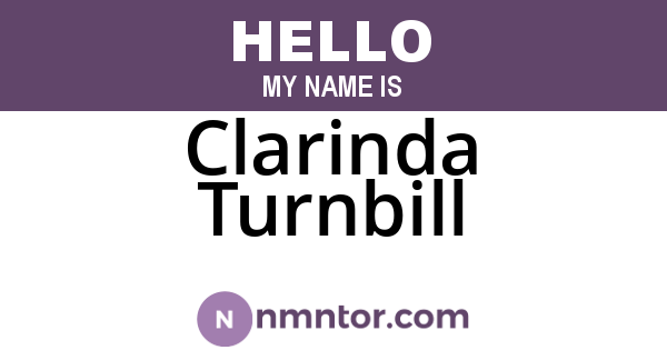 Clarinda Turnbill