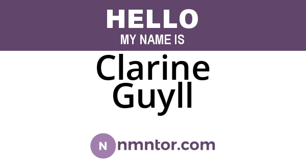 Clarine Guyll