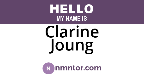 Clarine Joung