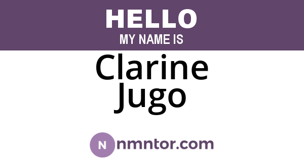 Clarine Jugo