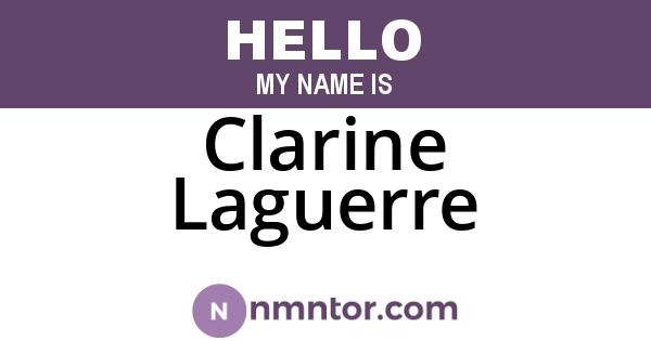 Clarine Laguerre