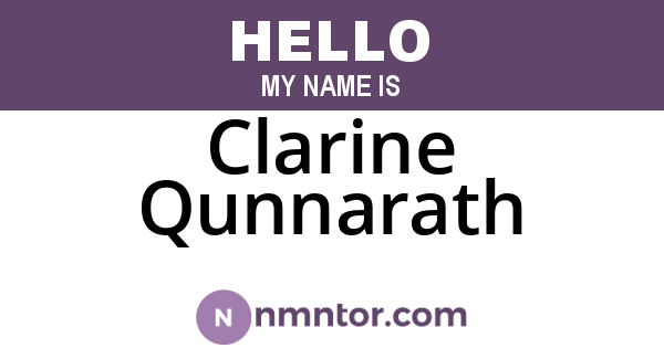 Clarine Qunnarath