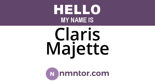 Claris Majette