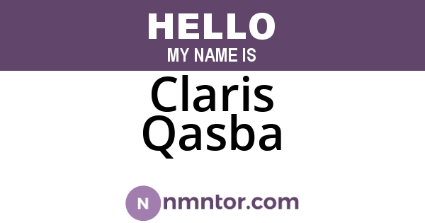 Claris Qasba