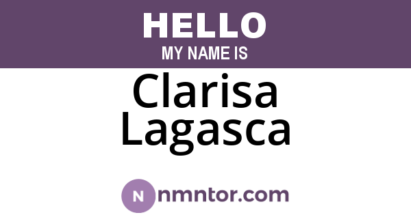 Clarisa Lagasca