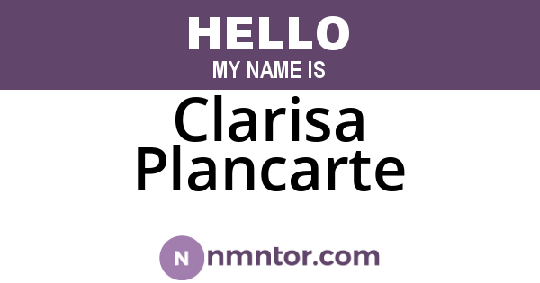 Clarisa Plancarte