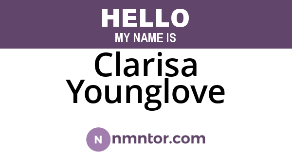 Clarisa Younglove