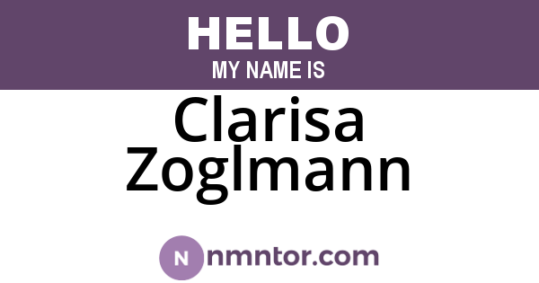 Clarisa Zoglmann