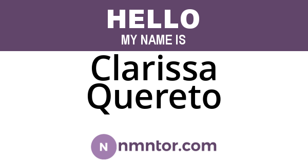 Clarissa Quereto
